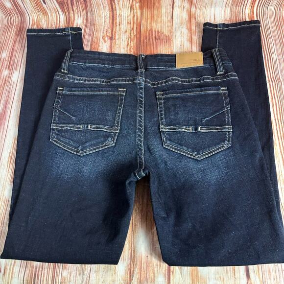 BKE Buckle PAYTON Size 26 Blue Mid Rise Ankle Skinny Jeans Denim Pants 27x27.5 - Picture 4 of 11